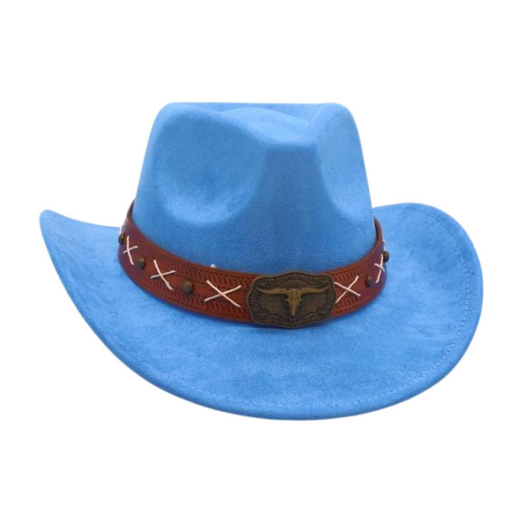 Newwestern Cowboy Hat Resort Style Performance Stage Jazz Hat Men And Women Niche Ethnic Style Top Hat