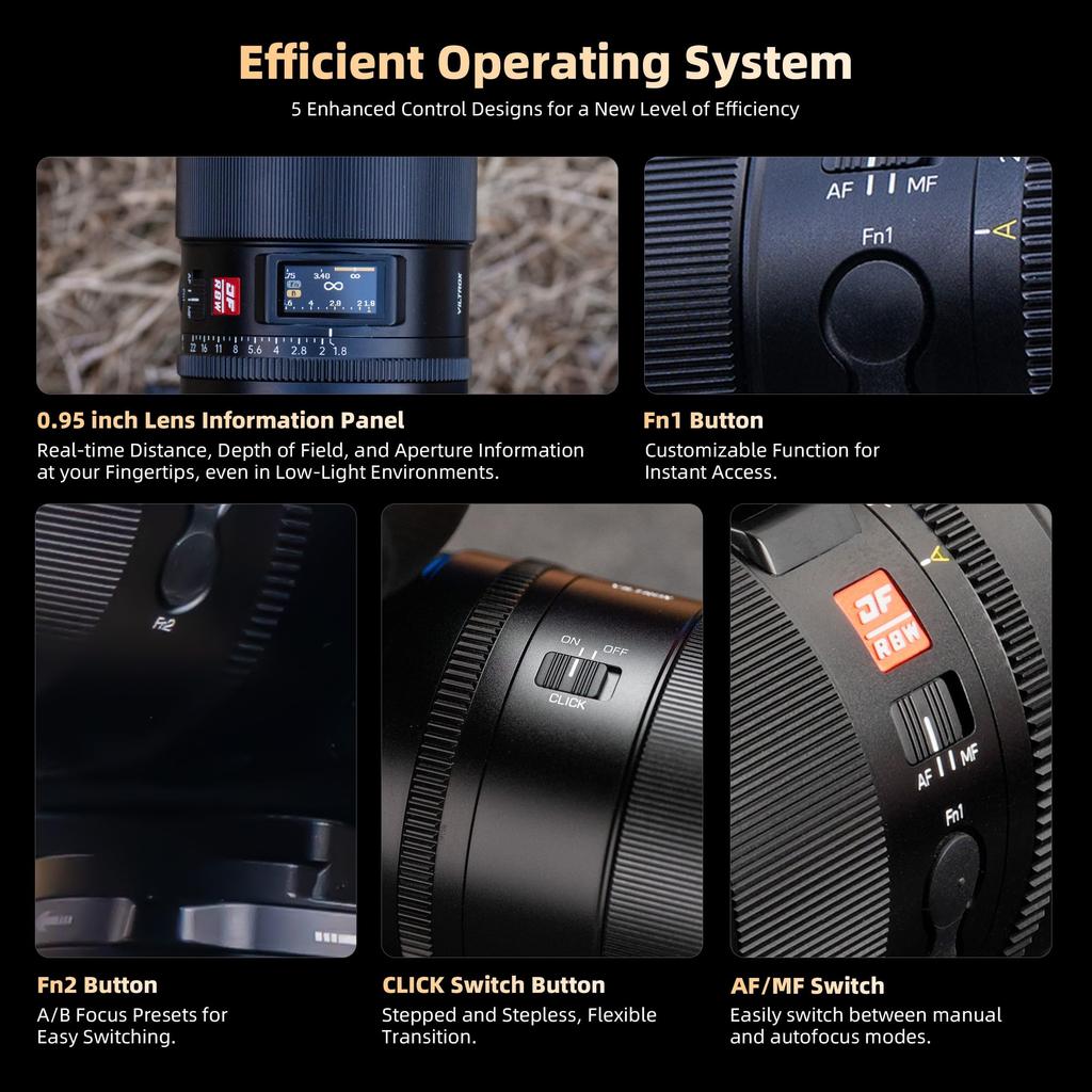 Viltrox AF 16mm Pro Z Camera with LCD Compatible with Nikon Mirrorless Cameras Z7 Mark Ideal for and Stargazing Photography F1.8 Lens, Ultra-Wide