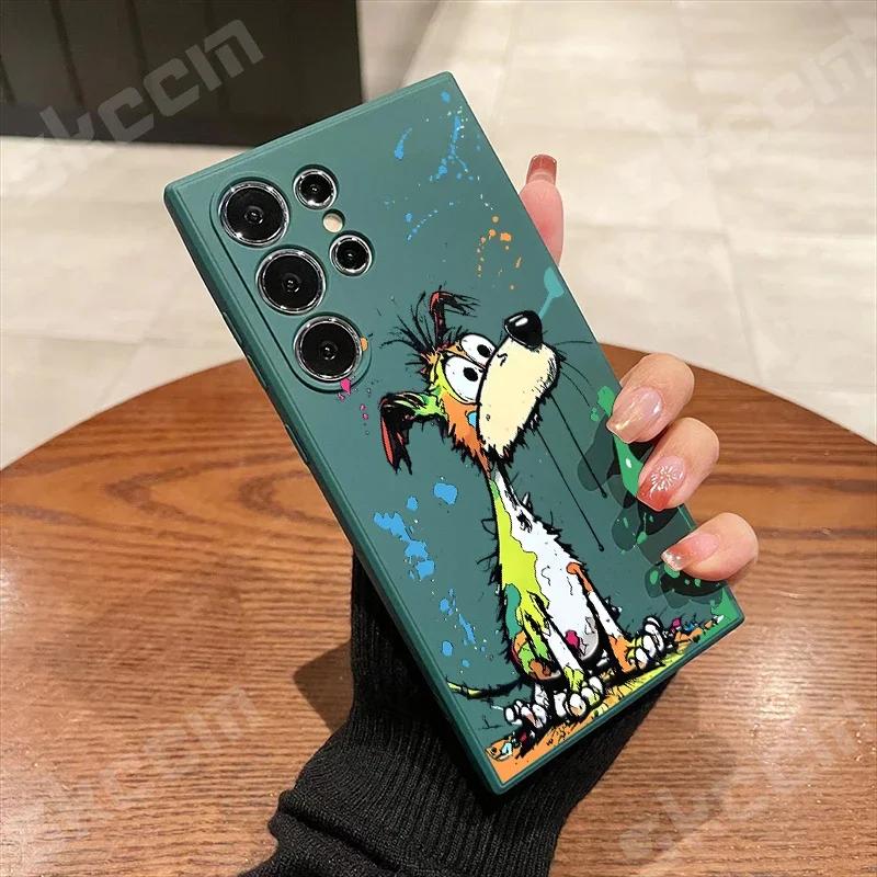 Милый Цветной Кролик Чехол для Телефона Для Samsung Galaxy S25 S24 S23 Ultra S22 Plus S20 FE A15 A35 A50 A51 A54 A55 A71 A72 A73 Чехол