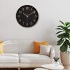 Настенные часы Кварцевый механизм Четкий дисплей Большие трехмерные цифры Бесшумная работа Питание от батареек Нетикающие часы