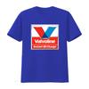 Футболка Valvoline для мгновенной замены масла, повседневная, винтажная, стираная, для ежедневного ношения, унисекс, дышащая, дизайнерская одежда