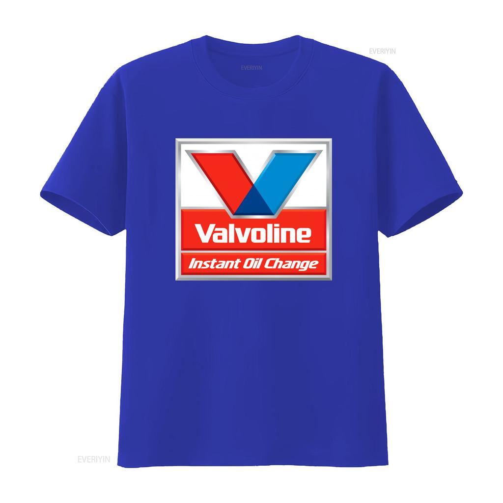Футболка Valvoline для мгновенной замены масла, повседневная, винтажная, стираная, для ежедневного ношения, унисекс, дышащая, дизайнерская одежда