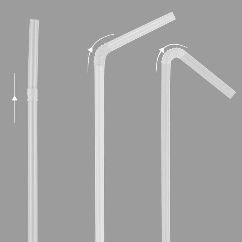 100 шт./пакет одноразовые трубочки стакан для воды пластиковые индивидуально упакованные принадлежности для вечеринок кухонные принадлежности