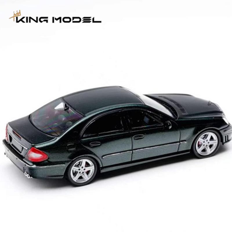 In Stock King Model 1:64 Mercedes-benz E63 Amg W211 Series Simulation Alloy Miniature Die-casting Car Model Custom Toys Gift