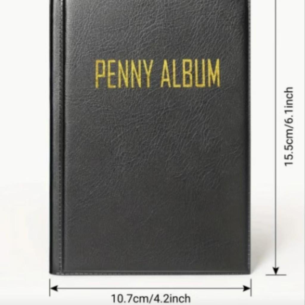 Персонализированный альбом для коллекции медных монет и марок со 108 ПВХ карманами