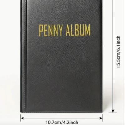 Персонализированный альбом для коллекции медных монет и марок со 108 ПВХ карманами