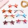 Cute Eyeglasses Pentagram Eyewear Rimless Sunglasses Sun Glasses Party Glasses Star Shape
