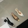 Французские босоножки премиум-класса Bag Head Туфли Fairy Shoes Кожаные вечерние туфли на высоком каблуке