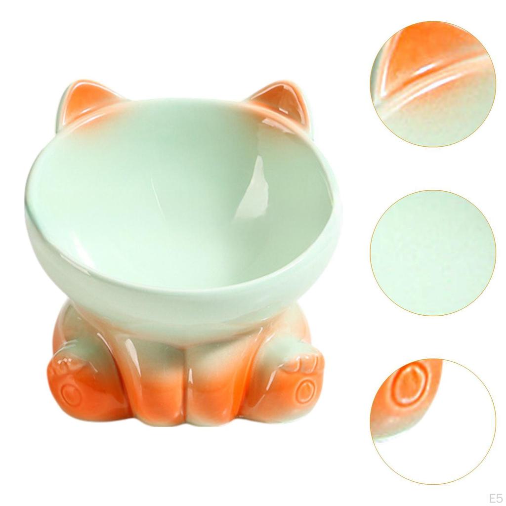 Миска для кормления кошек, фарфоровая емкость для поения, миска для корма собак и воды