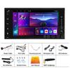 2 DIN Android Stereo Carplay Auto Universal Multimedia Video Player for Toyota Vios Crown Camry Hiace Previa Corolla RAV4