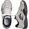 HUANQIU Vintage Sports Training Shoes for Men 2025 Autumn Winter New Thick Sole Casual Height Increasing Dad Sneakers Gray Black Size 41