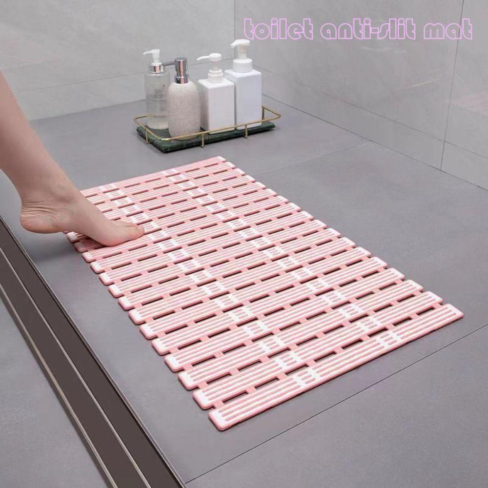 Hydrophobic Floor Mat TPE Easy Drying Mat Collapsible Anti-Slip Mat Toilet