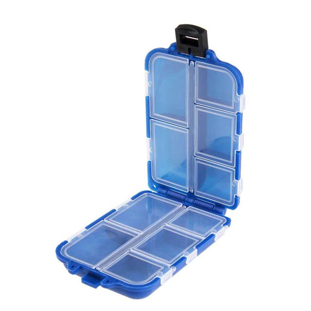 Portable Accessory Tool Square Fishhook Box Lure Container Bait Storage Case Fishing Tackle Boxes