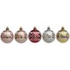 6Pcs/Box Electroplated Plastic Ball Christmas Tree Ornament Plastic Christmas Decorations