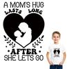 Футболка с термопереносом «A Mom's Hug» Parches Ropa Diy Термопресс Аппликация Наклейки для одежды Толстовки Термоперенос