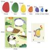 Non-Toxic Children 3D Puzzle Montessori Toys Rainbow Pebbles Logical Thinking Game Kids Painting Sensory Learning Toys For 3-6 Years Old