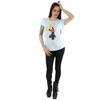 Disney Womens/Ladies Mickey Mouse Upside Down Cotton T-Shirt