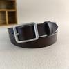 Vintage Leather Waist Belt For Women With Durable Alloy Closure