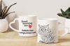 Selkirk Rex Cat I – Cat mug, adorable heart-shaped handle mug | Art-Dog
