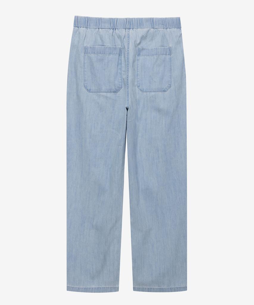 MINDBRIDGE Linen-Like Full Elastic Waist Wide Denim Pants - 3 Colors