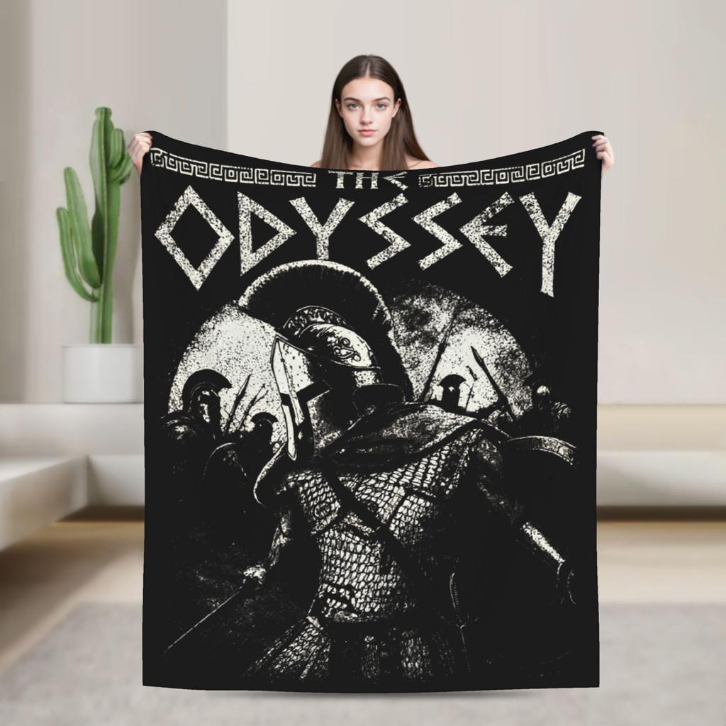 Уютное одеяло для просмотра фильмов Odyssey, аксессуары для дома, декоративный плед, теплое фланелевое одеяло для дивана