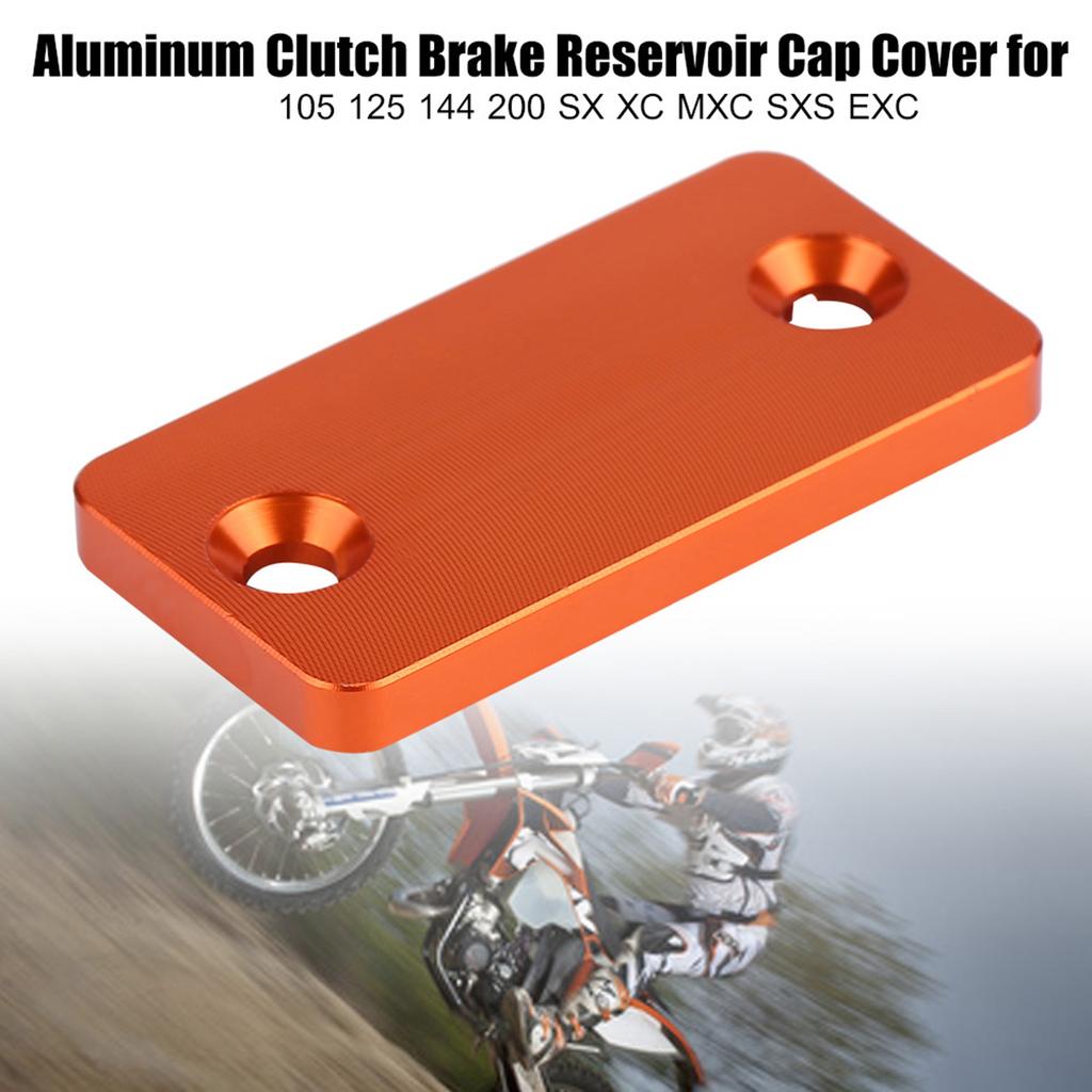 CNC Billet Aluminum Clutch Brake Reservoir Cap Cover for 105 125 144 200 SX XC MXC SXS EXC