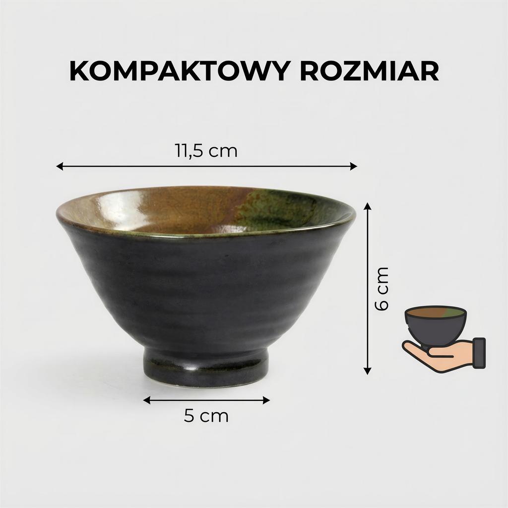 SMALL BOWL 200 ml FOR SUSHI, SERVING SAUCE, DISHES, DESSERTS 11.5 CM