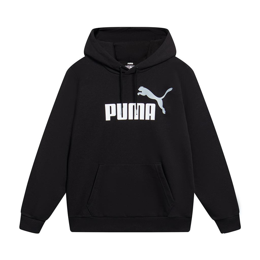 Puma Comfortable Soft Hooded Pullover Sweatshirt Unisex Sweatshirt Black 588691-61