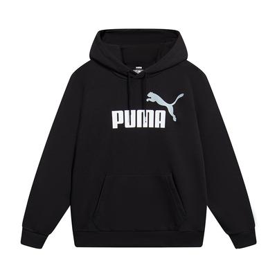 Puma Удобный мягкий пуловер с капюшоном Унисекс толстовка Черный 588691-61