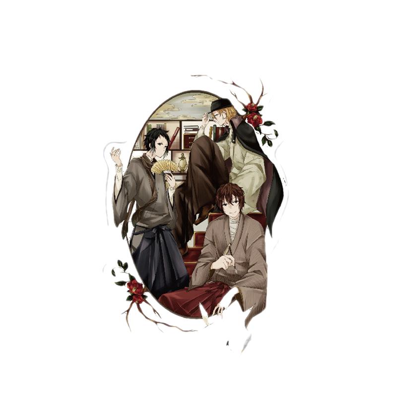 Аниме Bungou Stray Dogs, акриловая подставка, модель, брелок для ключей, Дазай Осаму Накахара Чуя, персонажи, стоящая вывеска, доска на столе