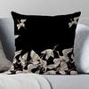 Luxury Home Decor Cushion Cover Chinese Style Crane Embroidery Style Pattern Printed Pillow Cover Office Sofa Cushion Cover