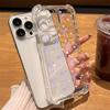 Colorful Bow Print Clear Phone Case For iPhone 16 14 13 12 11 15 Pro Max SE XR X XS 7 8 Plus Transparent Tpu Shockproof Cover