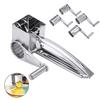 5Pcs Stainless Steel Cheese Grater Hand Held Rotary Sharp Cutter Slicer Shredder