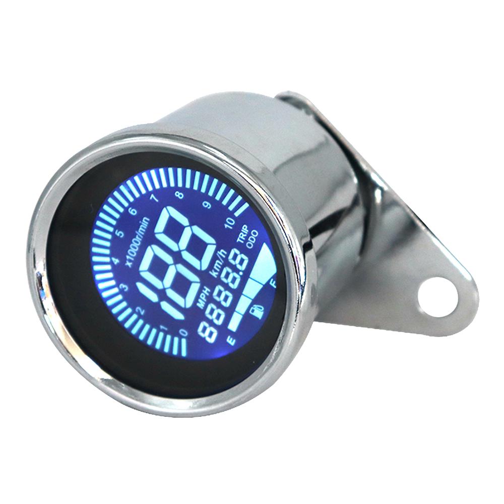 Universal 12V Motorcycle Instrument Modified Digital Motorbike Speedometer Tachometer Gauge LCD Display 7 colors 0-10000RPM 0-199KM/H