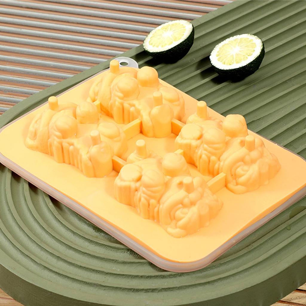 Легко извлечь лед из формы, подвесная чашка, форма льда в виде льва, гибкий силиконовый ледогенератор для коктейлей, кофе, долговечный