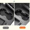 HFYJW1 2pcs Carbon fiber Car Coasters Non-Slip Pad Water Cup Drink Mat For Fiat Abarth 500 500L 500X 500C Safety Belt