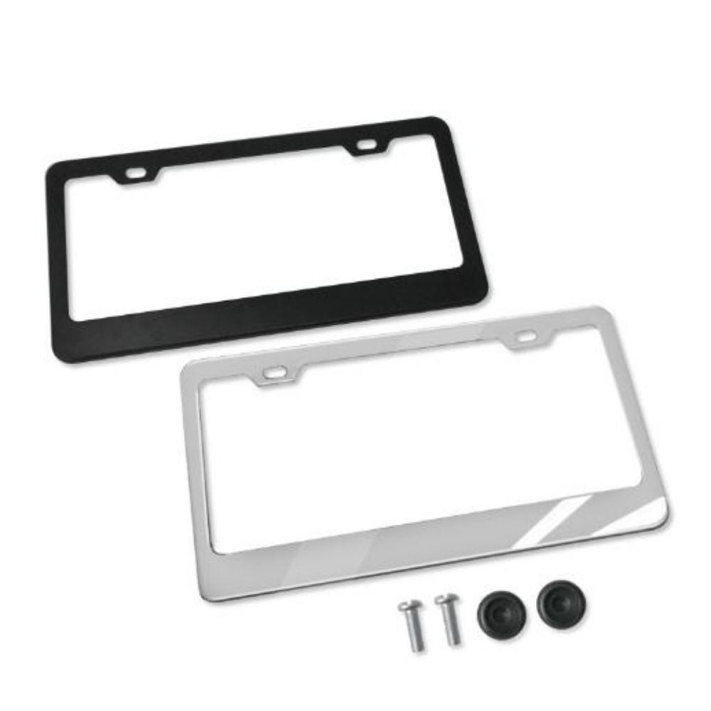 Stainless Steel Protecting License Plates 2 Hole License Plate Frame License Plate Cover