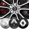 Для Renault Megane 2 Duster Logan Captur Clio 4 4 шт. 56 мм 60 мм 65 мм Стайлинг автомобиля Колпачок ступицы колеса Значок Эмблема Наклейка