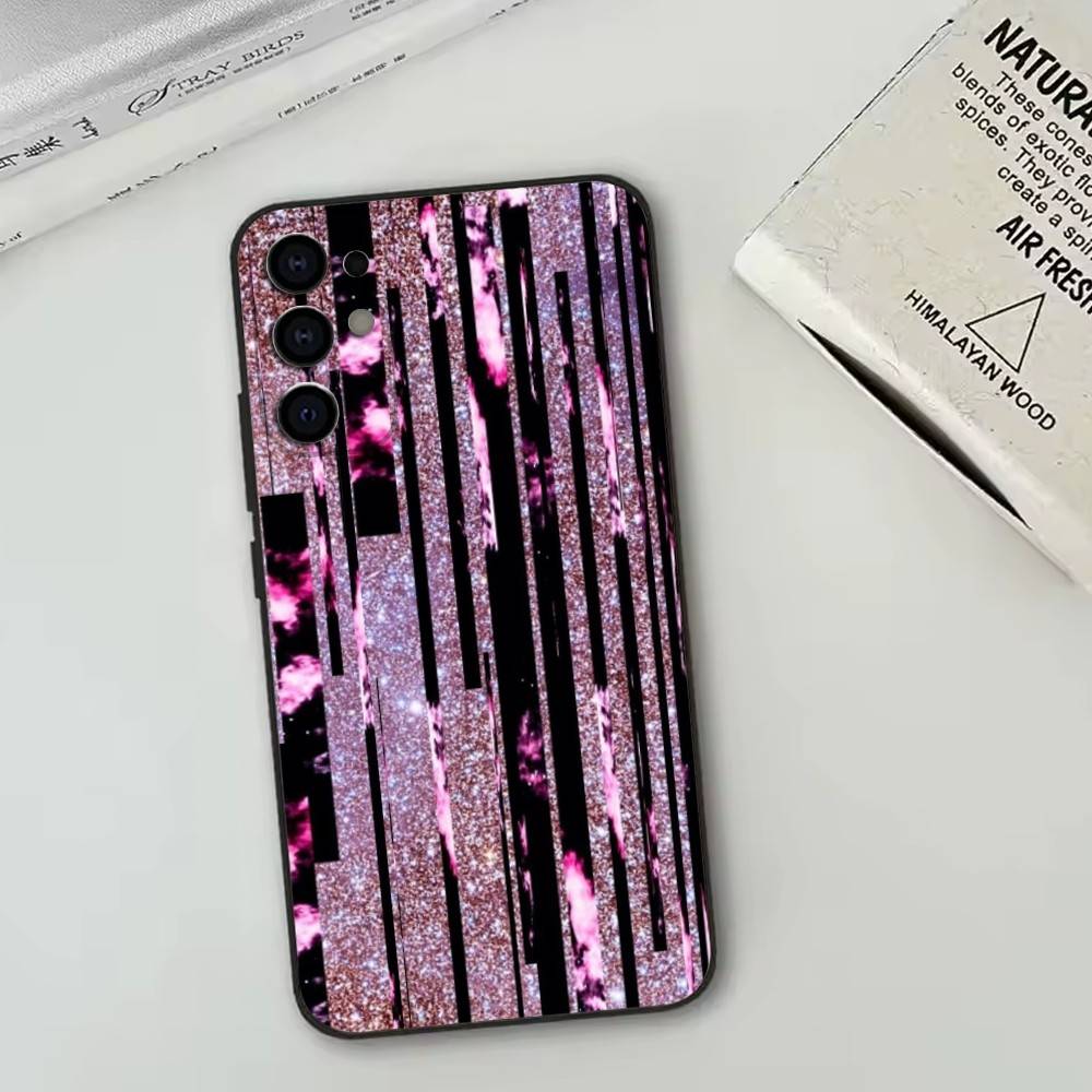 Роскошный Блестящий Флэш Чехол Для Телефона Samsung S25, S24, S21, S22, S23, S30, Ultra, S20, Plus, Fe, Мягкий Силиконовый Черный Чехол