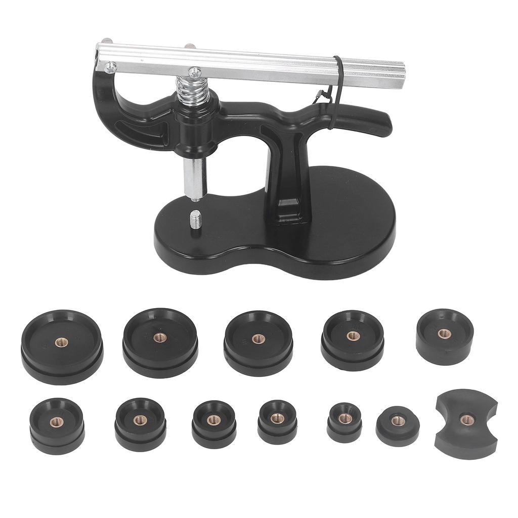 Корпус часов Пресс пружинный рычаг нескользящая ручка закрыватель задней крышки часов с 12 штампами для ремонта