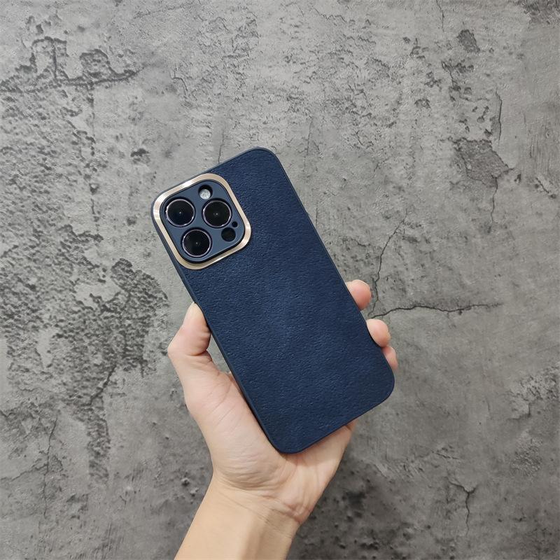 Подходит для iPhone 15 с чехлом для телефона с узором «Лунный кратер», металлическим объективом 13proMax и креативным противоударным защитным чехлом для iPhone 14