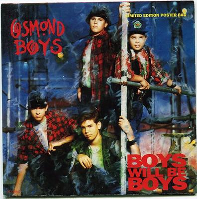 7-дюймовая пластинка OSMOND BOYS - Boys Will Be Boys 6573840 Curb Records 1991 UK Танцевальная и Электронная Б/У