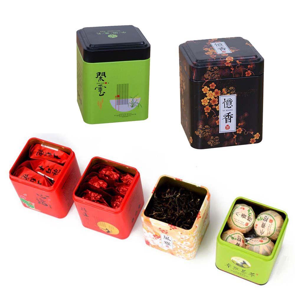 Canister For Sugar Solid Decoration Aluminum Coffee Jar Airtight Container Tea Caddies Tea Box