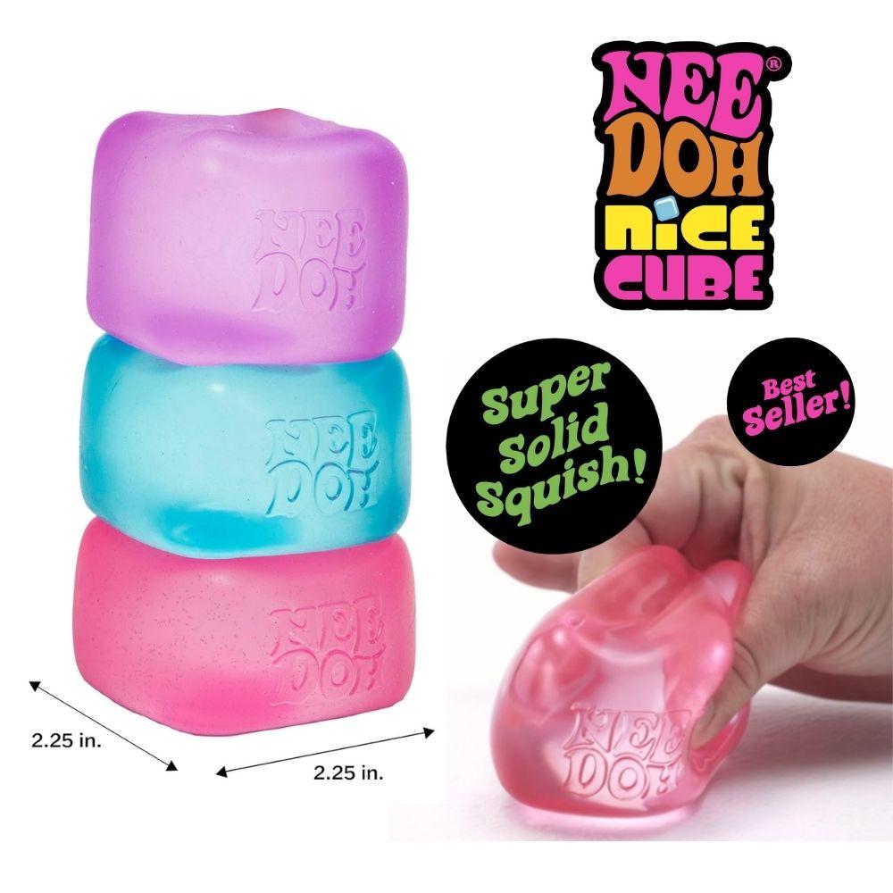 Горячий Needoh Nice Cube Игрушка-антистресс Сенсорная Игрушка Снятие Стресса Тревожность Концентрация Настольная Игрушка Для Взрослых Детей