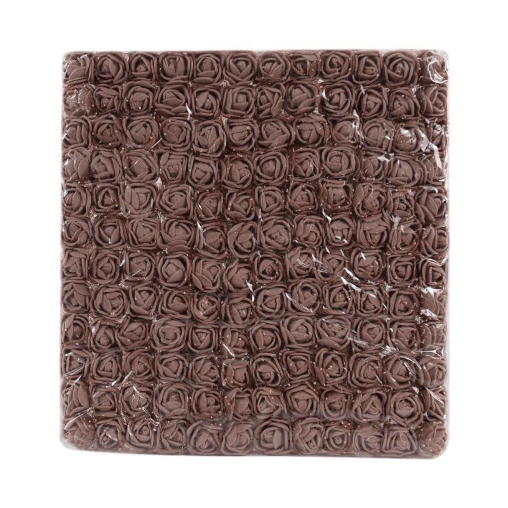 144/288 шт. Мини Кружевная Роза Искусственный Цветок Маленькие Головки Роз из Пенопласта Свадебное Украшение DIY Ремесло Букетные Принадлежности