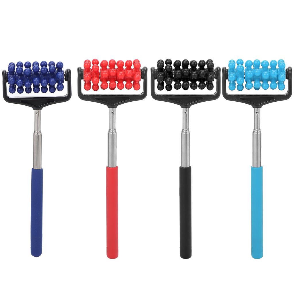 Telescopic Massager Back Muscle Roller Adjustable Back Arm Scratch Roller for Muscle Relax