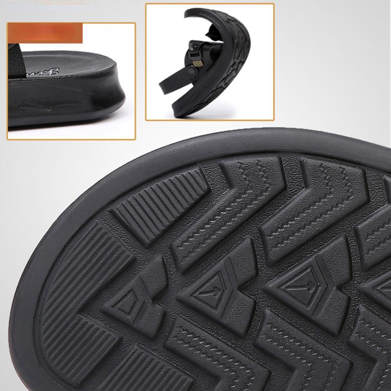 Мода Мода Шлепанцы Мужские Летние Уличные Пляжные Сандалии Новые Мягкие Подошвы Мужские Тапочки Противоскользящие удобные Для Мужчин сандалии шлепанцы мужские