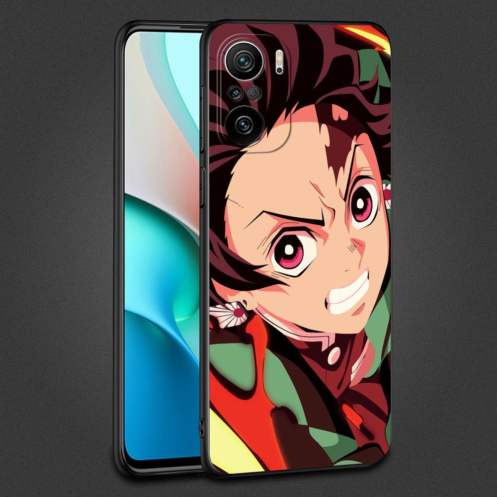 Чехол для Xiaomi Redmi Note 11 10 9 8 Pro 12 10C 9S 10S 11S 9A 9T 9C 10A 7 K40 8T силиконовый чехол для телефона Demon Slayer аниме Fundas