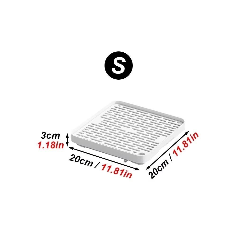 New Small Rabbit Litter Box Plastic Double-layer Pet Toilet Tray Rectangular Bunnie Corner Toilet Box For Ferret Hamster