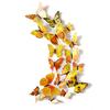 New Gossip Girl Same 12Pcs/Set 3D Butterfly Wall Stickers Living Room Butterflies Decors For Home Fridge Decoration
